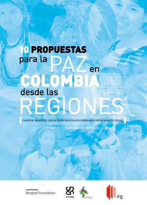 10 Propuestas para la paz desde las regiones