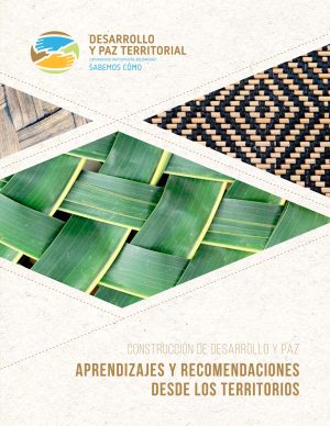 Construcción de desarrollo y paz. Aprendizajes y recomendaciones desde los territorios