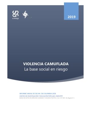 Violencia camuflada. La base social en riesgo