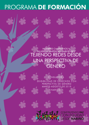 Hombres campesinos y mujeres campesinas nariñenses tejiendo redes desde una perspectiva de género